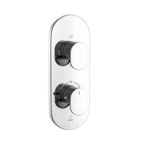 EXPOSED PART OF THERMOSTATIC SHOWER MIXER 3 WAY