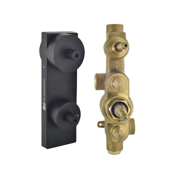 AQUAMAX IN-WALL BODY OF THERMOSTATIC SHOWER MIXER SINGLE FUNCTION WITH FIXING LUGS