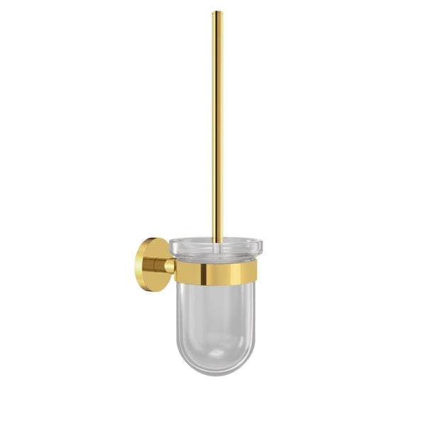 Toilet Brush &amp; Holder - Chrome