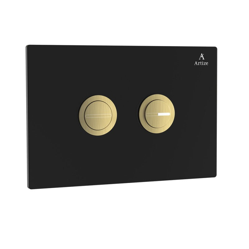 Cilica Pneumatic Black Glass Control Plate