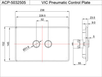 Vic Pneumatic control plate