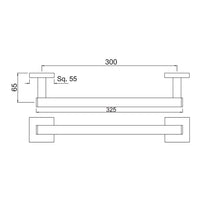 Grab Bar 300mm Long