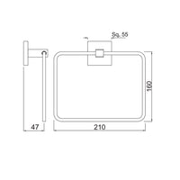 Towel Ring Square