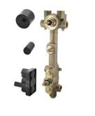 In-wall Body of Thermostatic Shower Mixer with 4-way diverter (Without Exposed Parts)