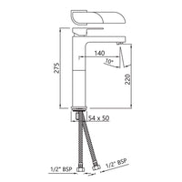 Extended Mono Basin Mixer