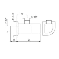 Wall Mounted Stop Valve