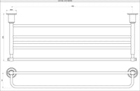 Towel Rack 600mm Long