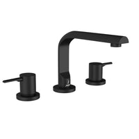 3-Hole Basin Mixer Round Spout