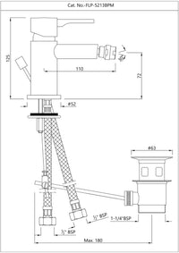 Mono Bidet Mixer