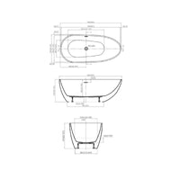 OLIV FREE STANDING BATHTUB