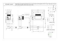 Single Piece In-wall Cistern Body
