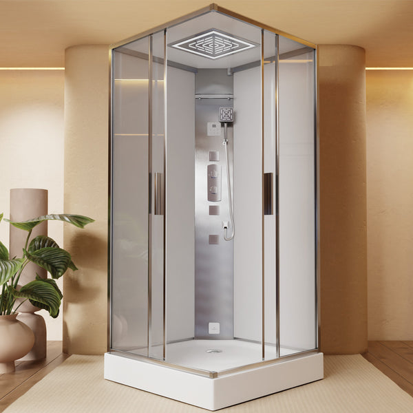 JAQUAR OASIS MULTI FUNC STEAM CABIN - 1000X1000X2160 MM