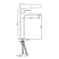 Extended Mono Basin Mixer