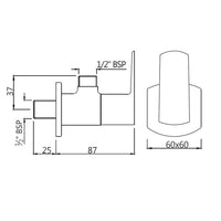Wall Mounted Stop Valve