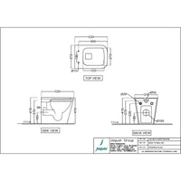 Rimless Back To Wall Toilet