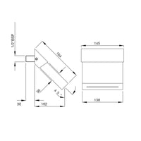 Overhead Shower with Cascade Flow