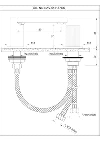 2-Hole Basin Mixer