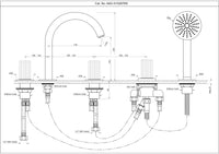 5-Hole Bath &amp; Shower Mixer
