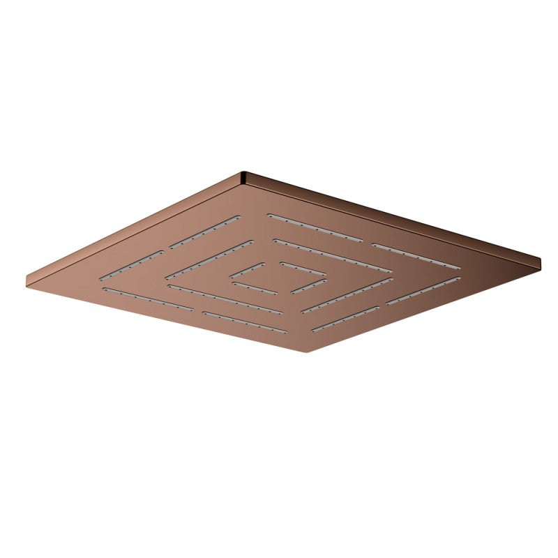 Maze Single Function 240X240mm Square Showerhead