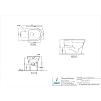 Rimless Back To Wall Toilet