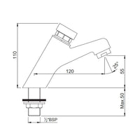 Non-concussive Basin Tap