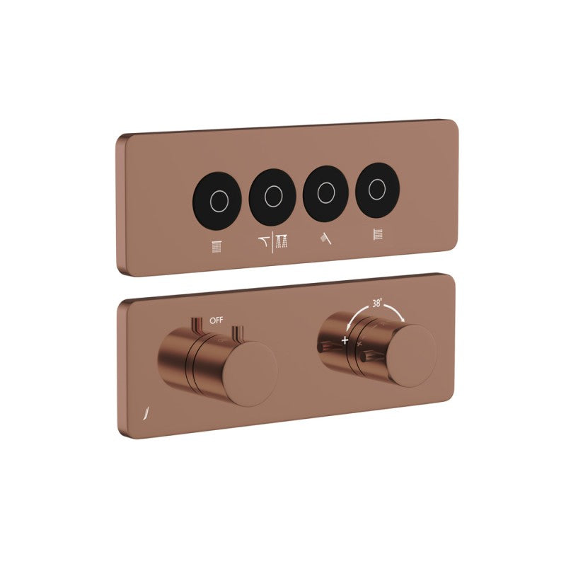 Exposed Part Kit of CLOUD Touch Thermostatic Shower System