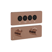 Exposed Part Kit of CLOUD Touch Thermostatic Shower System
