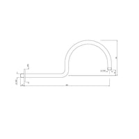 Traditional Shower Arm 480mm