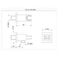 Square Wall Outlet