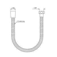 Chrome Plated Metal Hose
