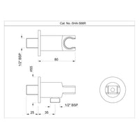 Round Wall Outlet