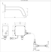 Blush Wall Mounted Sensor faucet