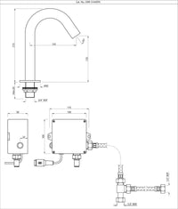 Blush Deck Mounted Sensor faucet