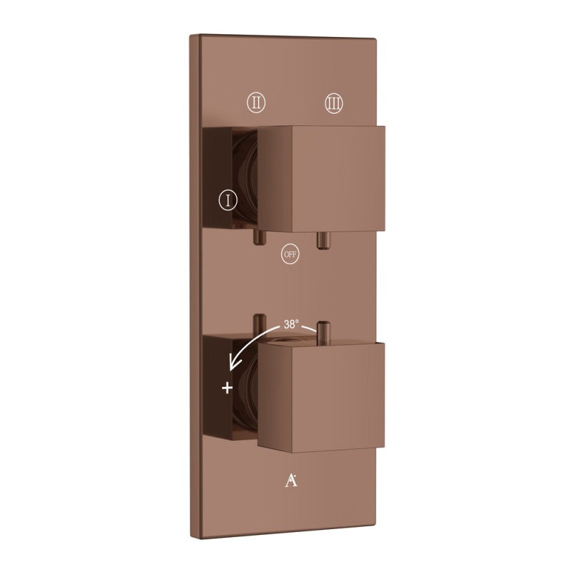 Thermatik-S In-wall Thermostatic Shower Valve with 4-Way Diverter