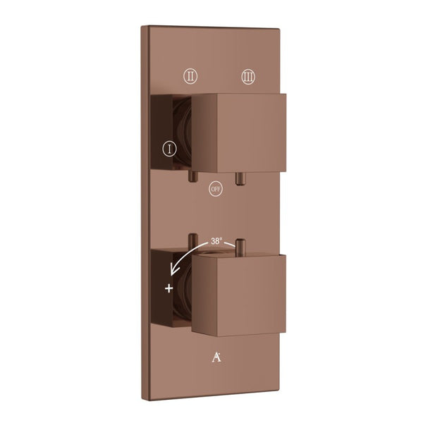 Thermatik-S In-wall Thermostatic Shower Valve with 4-Way Diverter