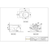 Rimless Wall Hung Toilet