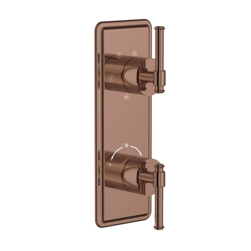Exposed Part Kit of Thermostatic Shower Mixer with 4-way diverter