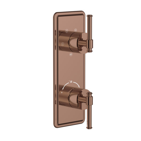 Exposed Part Kit of Thermostatic Shower Mixer with 4-way diverter