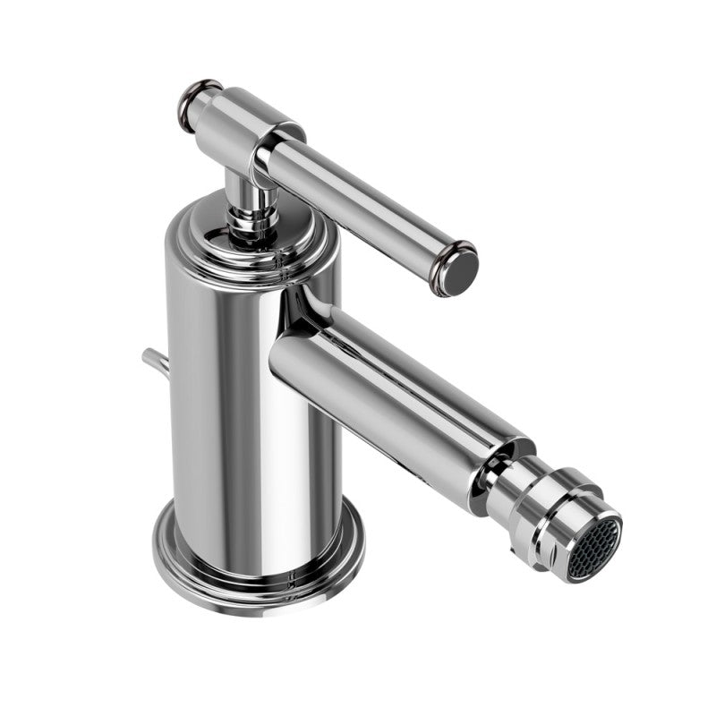 Single Lever Bidet Mixer with Popup Waste