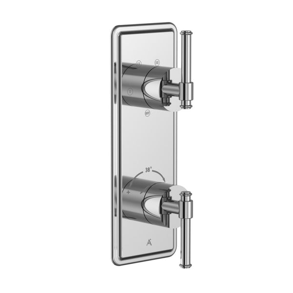 Exposed Part Kit of Thermostatic Shower Mixer with 4-way diverter