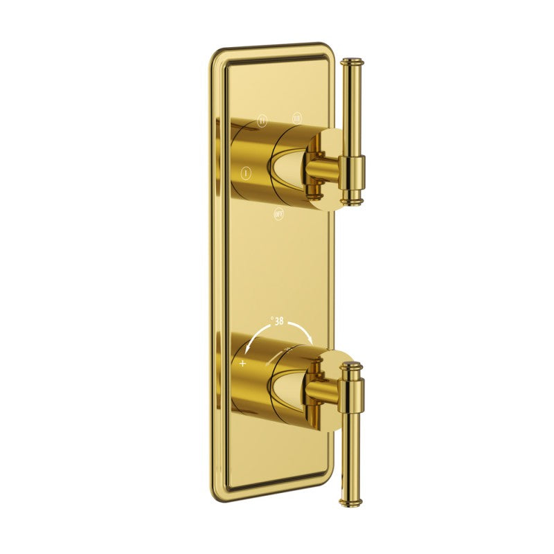 Exposed Part Kit of Thermostatic Shower Mixer with 4-way diverter