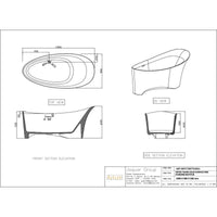 Tiaara Free Standing Bathtub
