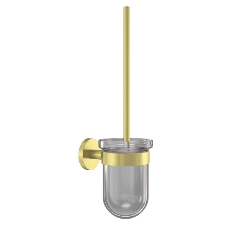 Toilet Brush &amp; Holder - Chrome