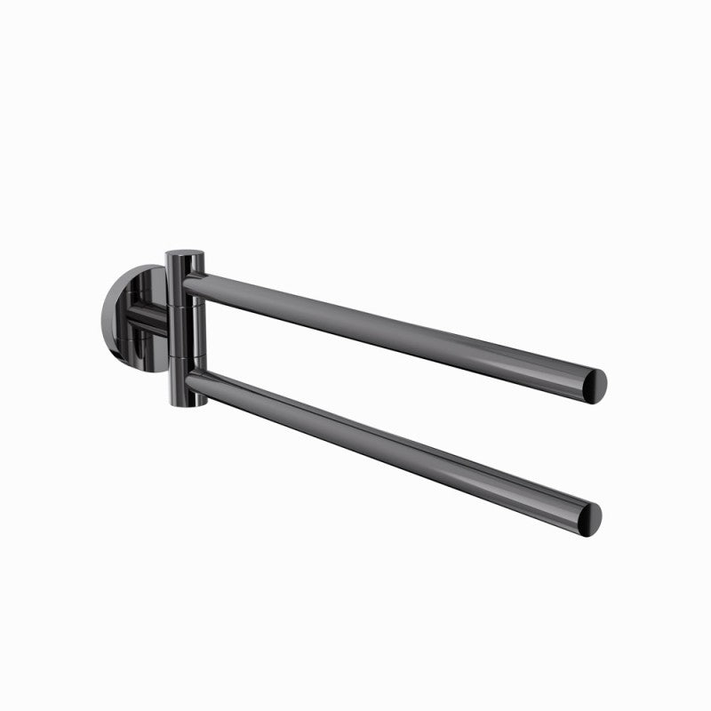 Swivel Towel Holder Twin Type - Chrome