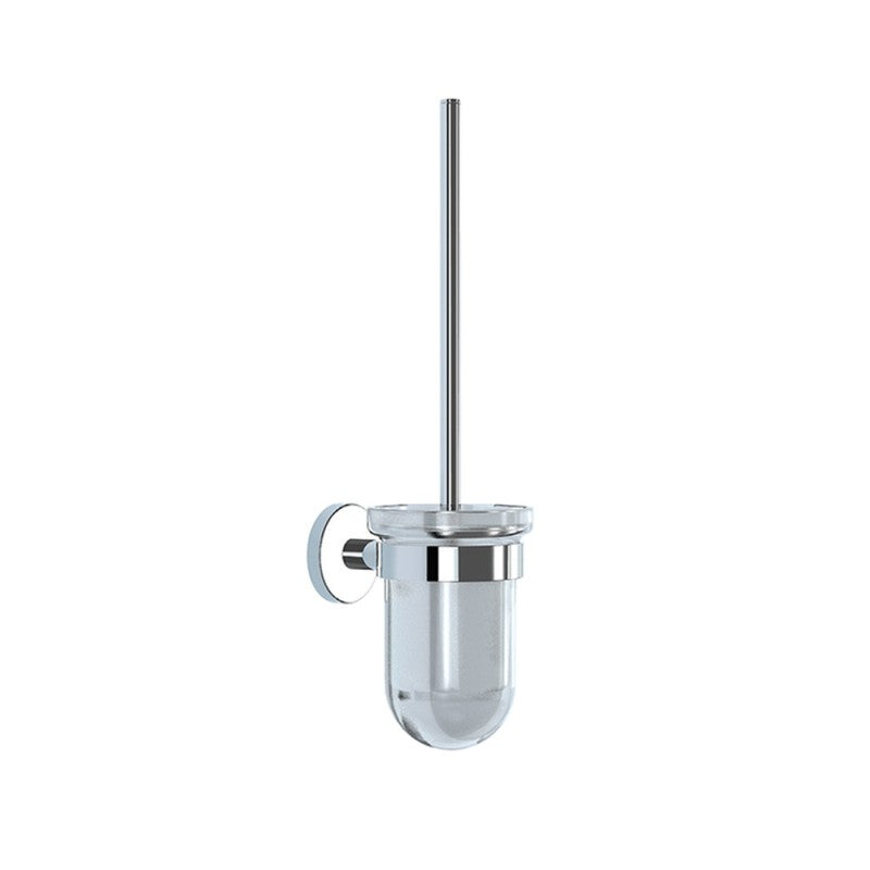 Toilet Brush &amp; Holder - Chrome