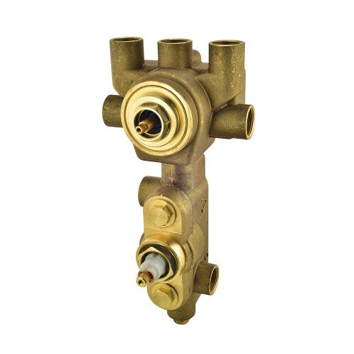 In-wall Body of Thermostatic Shower Mixer with 5-way diverter (Without Exposed Parts)