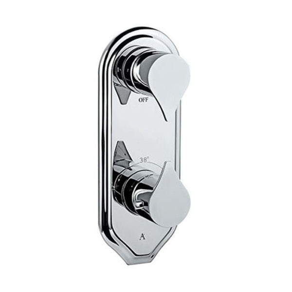 Thermostatic shower mixer 2 way