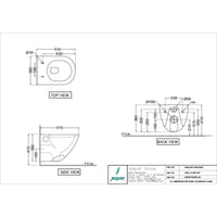 Rimless Wall Hung Toilet