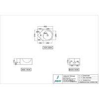 Corner Wall Hung Basin