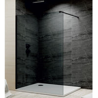 Walk-in Panel - Chrome Frame | Clear Glass - 800mm